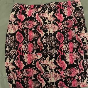 pink skirt stretchy size small